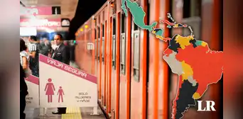 Los 2 únicos países de América Latina que tienen vagones exclusivos del tren para mujeres