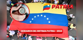 Sistema Patria 2024: ¿cuáles son los nuevos horarios exclusivos para cobrar los Bonos de la Patria? Sistema Patria 2024: ¿cuáles son los nuevos horarios exclusivos para cobrar los Bonos de la Patria?