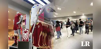 Locura por la Vinotinto: así están las largas colas para comprar la camiseta oficial de la selección Locura por la Vinotinto: así están las largas colas para comprar la camiseta oficial de la selección