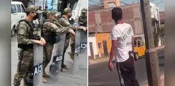 Trujillo: en pleno estado de emergencia captan a hombre caminando con arma de fuego por las calles