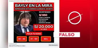 Jaime Bayly no promueve la inversión de S/950 para generar ganancias mensuales de S/20.000 Jaime Bayly no promueve la inversión de S/950 para generar ganancias mensuales de S/20.000
