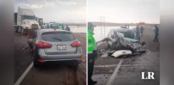 Policía muere tras violento choque en Arequipa: automóvil impactó contra camión cargado de mineral Policía muere tras violento choque en Arequipa: automóvil impactó contra camión cargado de mineral