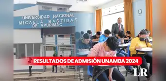Resultados del examen de admisión Unamba 2024: revisa la lista de ingresantes por carrera AQUÍ Resultados del examen de admisión Unamba 2024: revisa la lista de ingresantes por carrera AQUÍ