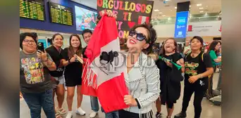 Ruby Palomino regresa al Perú entre aplausos y respalda a Lita Pezo: “Lo hemos dado todo” Ruby Palomino regresa al Perú entre aplausos y respalda a Lita Pezo: “Lo hemos dado todo”