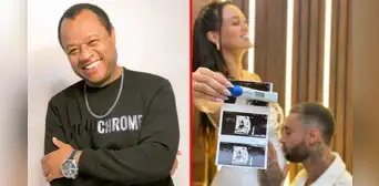 ¡Abuelo chocho! Don Lucho celebra embarazo de su hija Angie Arizaga: “La familia crece”