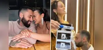 Angie Arizaga y Jota Benz revelan cuántas semanas de embarazo tiene la modelo: "Llegó la bendición"