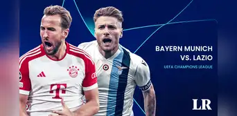 [ESPN 2] VER Bayern Múnich vs. Lazio EN VIVO por Champions League: alineaciones confirmadas