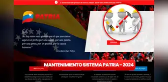 Sistema Patria 2024: estos son los horarios en los que NO puedes usar la plataforma Sistema Patria 2024: estos son los horarios en los que NO puedes usar la plataforma