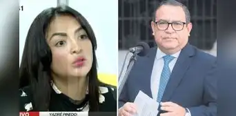 Yaziré Pinedo aparece en TV y asegura que audio con Otárola es un complot organizado por Martín Vizcarra Yaziré Pinedo aparece en TV y asegura que audio con Otárola es un complot organizado por Martín Vizcarra