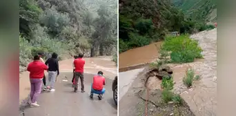 Río Mantaro en Huancavelica se desborda y bloquea vía Ayacucho-Huancayo Río Mantaro en Huancavelica se desborda y bloquea vía Ayacucho-Huancayo