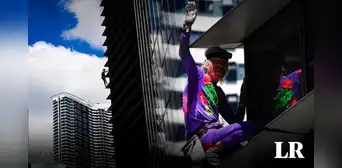 Detienen a 'Spiderman' francés de 61 años por escalar rascacielos de 217m sin arnés ni cuerdas Detienen a 'Spiderman' francés de 61 años por escalar rascacielos de 217m sin arnés ni cuerdas