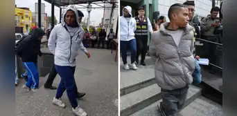 Arequipa: detienen a 6 colombianos acusados de extorsionar a comerciantes con préstamos 'gota a gota'