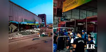 Municipio de Lima demuele parte del mercado de Huamantanga de Puente Piedra