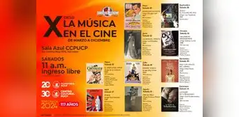 Vuelve el X Ciclo "La Música en el Cine" con entrada gratuita en Lima