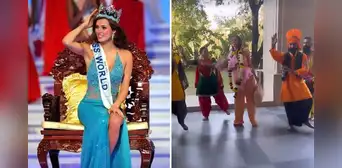 Maju Mantilla vuelve al Miss Mundo a 20 años de su coronación y es recibida con música hindú