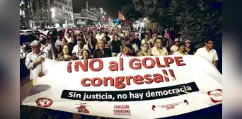 Marchas se reinician en Lima y regiones contra el Congreso Marchas se reinician en Lima y regiones contra el Congreso