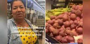 Cubana queda en shock al ver el tamaño de las cebollas en Estados Unidos y dicen: “En Perú es más” Cubana queda en shock al ver el tamaño de las cebollas en Estados Unidos y dicen: “En Perú es más”