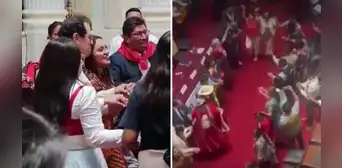 Congresistas de Perú Libre festejan con baile mientras se debate inhabilitación de la JNJ Congresistas de Perú Libre festejan con baile mientras se debate inhabilitación de la JNJ