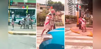 Peruanos ayudan a adulto mayor con discapacidad física y usuarios afirman: “Se ganaron el cielo” Peruanos ayudan a adulto mayor con discapacidad física y usuarios afirman: “Se ganaron el cielo”