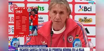 Ricardo Gareca dejó afuera a Brereton y otros referentes: su primera lista de convocados en Chile