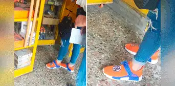 Fan de Dragon Ball causa furor con zapatillas de Gokú y le dicen: “Tiene el poder saiyajin”