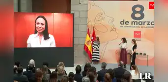 Otorgan reconocimiento a María Corina Machado en España: “El régimen sabe que Venezuela despertó”
