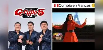 'Amor de mis amores', cumbia del Grupo 5, se vuelve viral al ser cantado en francés