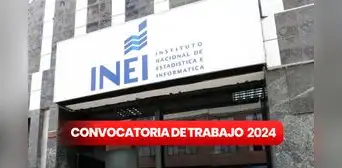 INEI, convocatoria de trabajo en marzo: entidad ofrece empleos con sueldos de hasta S/3.500 INEI, convocatoria de trabajo en marzo: entidad ofrece empleos con sueldos de hasta S/3.500
