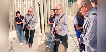 San Marcos: postulante con discapacidad visual acude a dar examen de admisión: “Sin miedo al éxito”