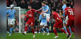 ¡Partidazo! Liverpool igualó 1-1 con Manchester City y no pudo tomar la punta de la Premier League