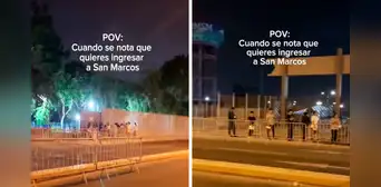 Postulantes de San Marcos sorprenden al llegar a las 5 am. para examen de admisión: “Precavidos” Postulantes de San Marcos sorprenden al llegar a las 5 am. para examen de admisión: “Precavidos”