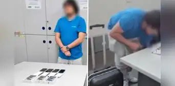 Aeropuerto Jorge Chávez: detienen a joven que escondió 11 iPhones en sus medias para no pagar impuestos Aeropuerto Jorge Chávez: detienen a joven que escondió 11 iPhones en sus medias para no pagar impuestos