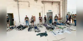 Huachipa: caen 13 ladrones que iban a robar 50 toneladas de útiles escolares en almacén Huachipa: caen 13 ladrones que iban a robar 50 toneladas de útiles escolares en almacén