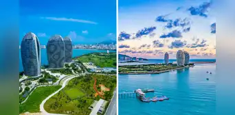 La isla de China que apunta a ser el puerto de libre comercio más grande del mundo y atrae a miles de turistas