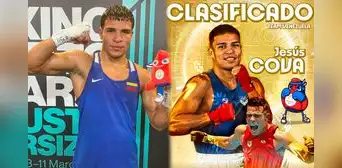 ¡Ahora son 17! Boxeador Jesús Cova suma otro cupo para Venezuela en los Juegos Olímpicos París 2024 ¡Ahora son 17! Boxeador Jesús Cova suma otro cupo para Venezuela en los Juegos Olímpicos París 2024