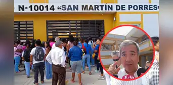 Ministro visita colegio en Chiclayo, pero este no tenía agua: "El alcalde se encargará"