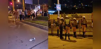 Policía manejaba camioneta que arrolló a dos jóvenes: conductor invadió carril del Metropolitano