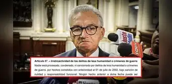 Aguinaga está denunciado por las esterilizaciones forzadas y votó a favor de ley de impunidad