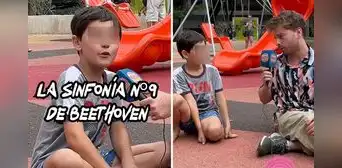 Niño es fan de la música de Beethoven y lanza dura crítica sobre el reguetón: "Todo es lo mismo"