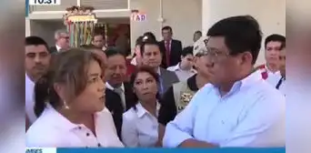 Ministra Contreras y congresista Ventura protagonizan discusión: "Vaya a visitar colegios en mal estado" Ministra Contreras y congresista Ventura protagonizan discusión: "Vaya a visitar colegios en mal estado"