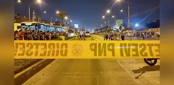 Muerte y descontrol en la ruta del Metropolitano Muerte y descontrol en la ruta del Metropolitano