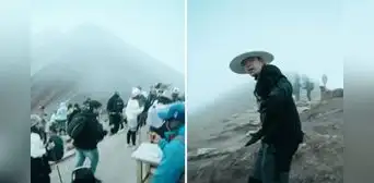 Español decepcionado tras conocer la Montaña de los 7 colores con neblina: “Colores muy pálidos”