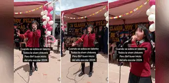 Escolar convierte inicio de clases en concierto de cumbia: “De frente a Corazón Serrano” Escolar convierte inicio de clases en concierto de cumbia: “De frente a Corazón Serrano”