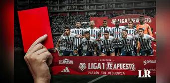 Alianza Lima no es el equipo con más expulsados: el club que supera sus 5 rojas en 8 fechas
