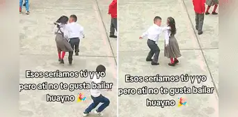 Niños roban corazones con sus pasos de huayno en inicio de año escolar: Llevan al Perú en las venas Niños roban corazones con sus pasos de huayno en inicio de año escolar: Llevan al Perú en las venas