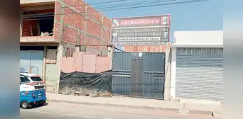 Partidos políticos se inscriben con sedes precarias