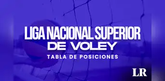Tabla de posiciones Liga Nacional Superior de Vóley 2024 EN VIVO: hoy se definen los cruces