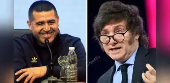 Riquelme y la sarcástica respuesta a Javier Milei por decir que su gestión en Boca es mala