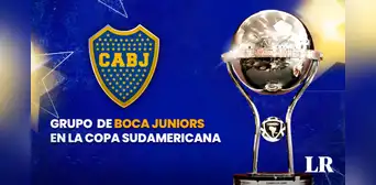 Grupo de Boca Juniors con Luis Advíncula en la Copa Sudamericana 2024