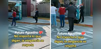Postulante a la UNSA sorprende al presentarse a examen en terno: “La elegancia primero” Postulante a la UNSA sorprende al presentarse a examen en terno: “La elegancia primero”